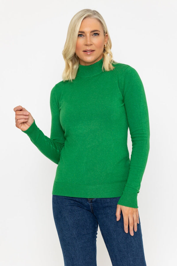 Carraig Donn Turtleneck Knit In Green
