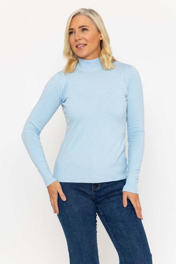 Carraig Donn Turtleneck Knit In Light Blue