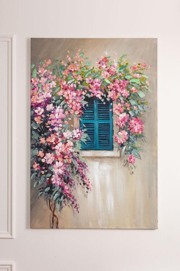 carraig donn Tuscan Window Canvas Wall Art