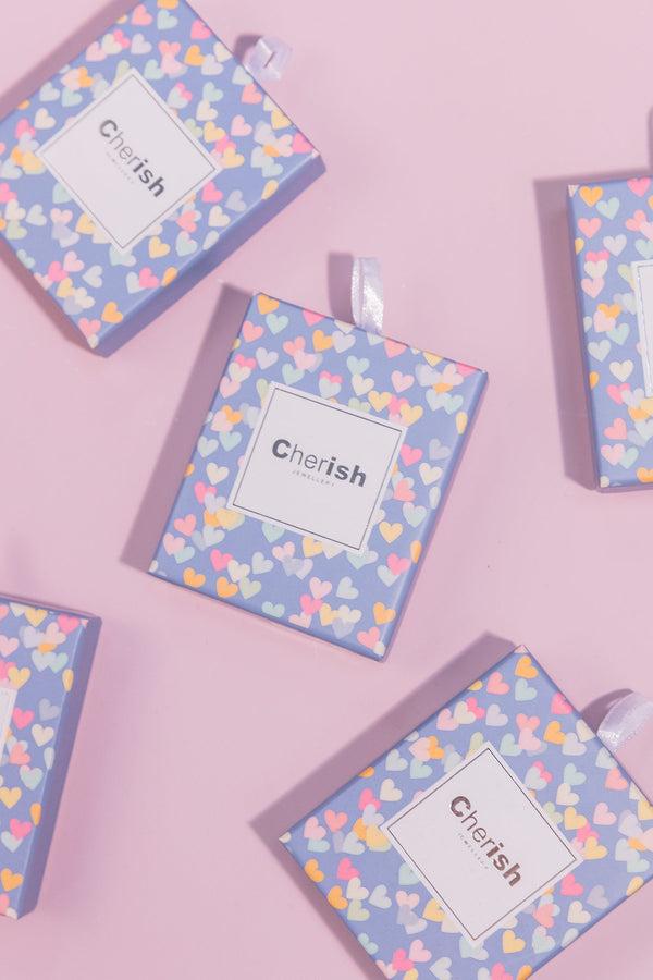 Carraig Donn V Initial Necklace In Rose Gold