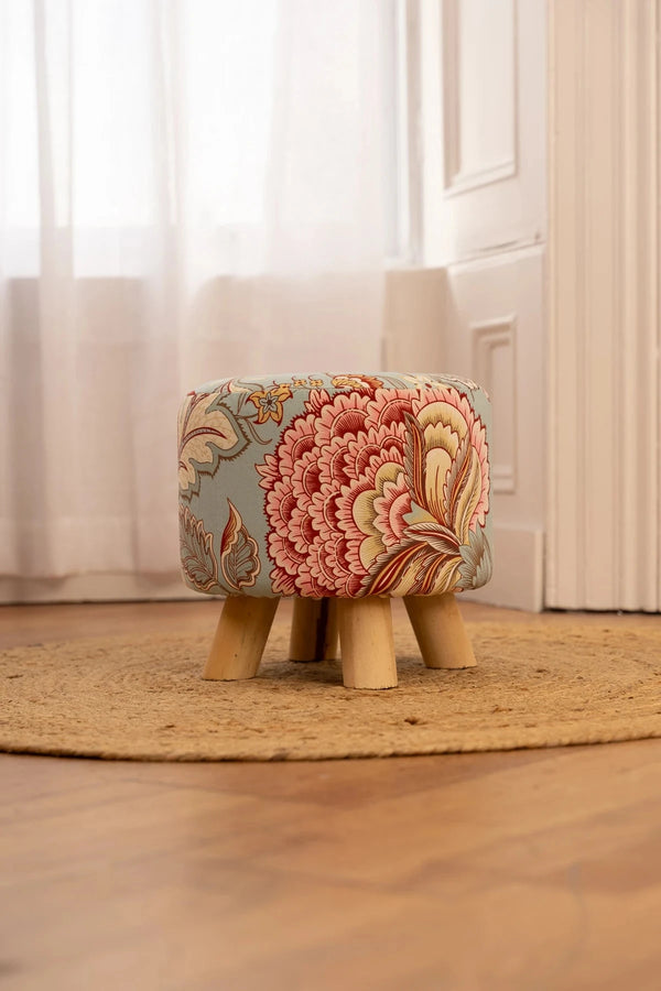 Carraig Donn Vintage Floral Footstool