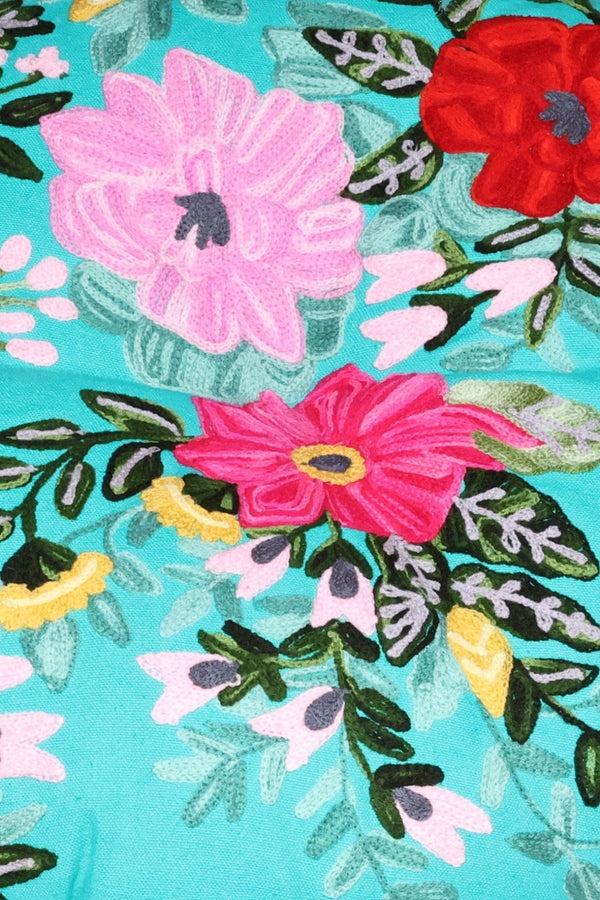 Carraig Donn Violet Floral Cushion 50cm