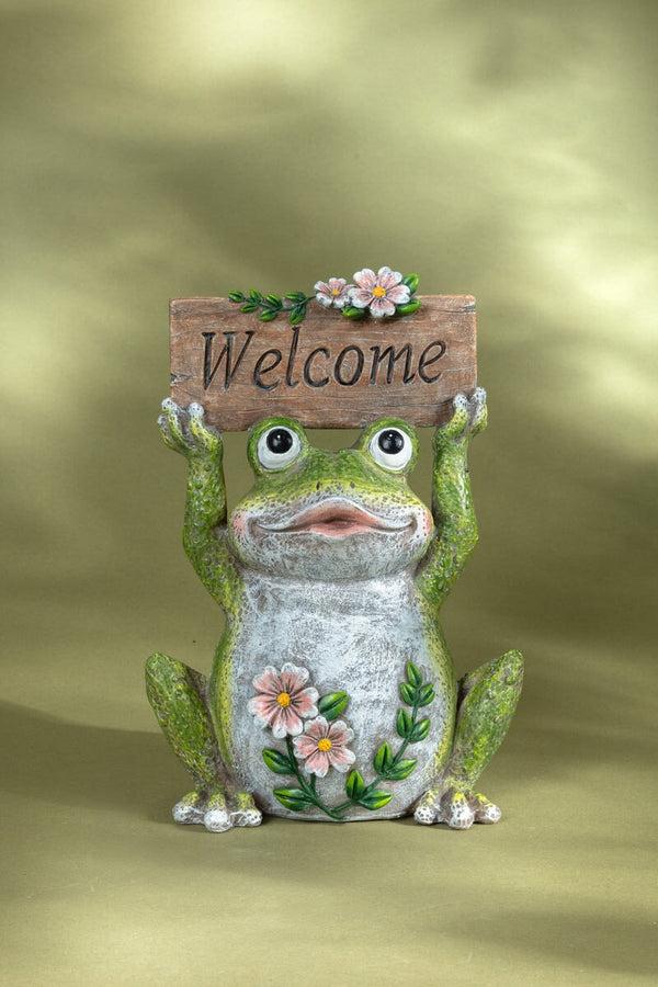 carraig donn Welcome Home Frog Decor