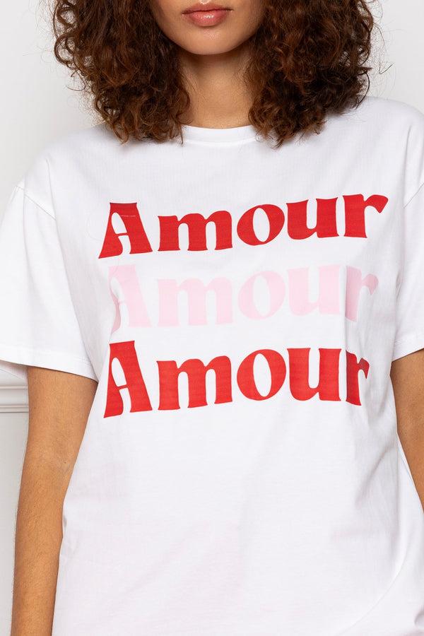 Carraig Donn White Amour Print T-Shirt