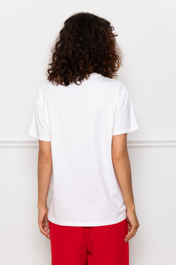 Carraig Donn White Amour Print T-Shirt