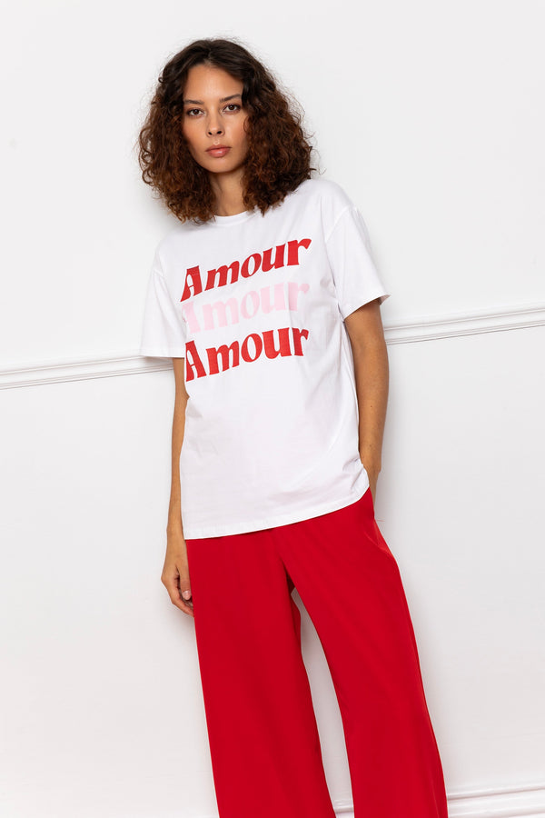 Carraig Donn White Amour Print T-Shirt