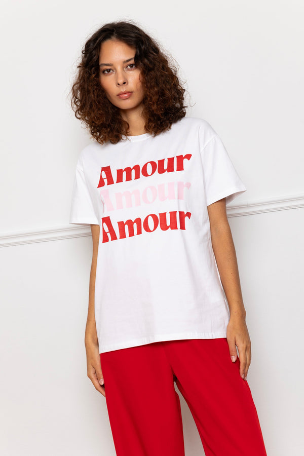 carraig donn White Amour Print T-Shirt
