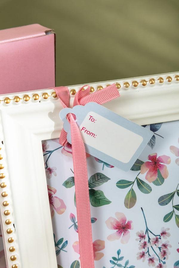 Carraig Donn White Beaded Trim Photo Frame 5x7inch