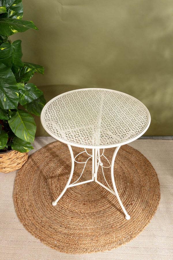 Carraig Donn White Bistro 3 Piece Set Table