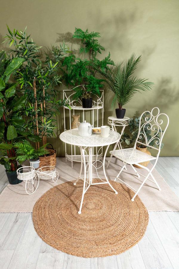 carraig donn White Bistro 3 Piece Set Table