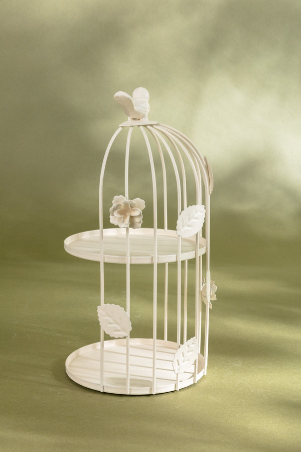 Carraig Donn White Garden Cake Stand
