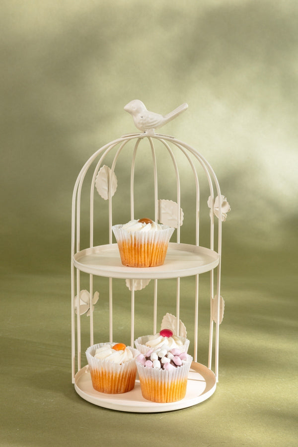 carraig donn White Garden Cake Stand