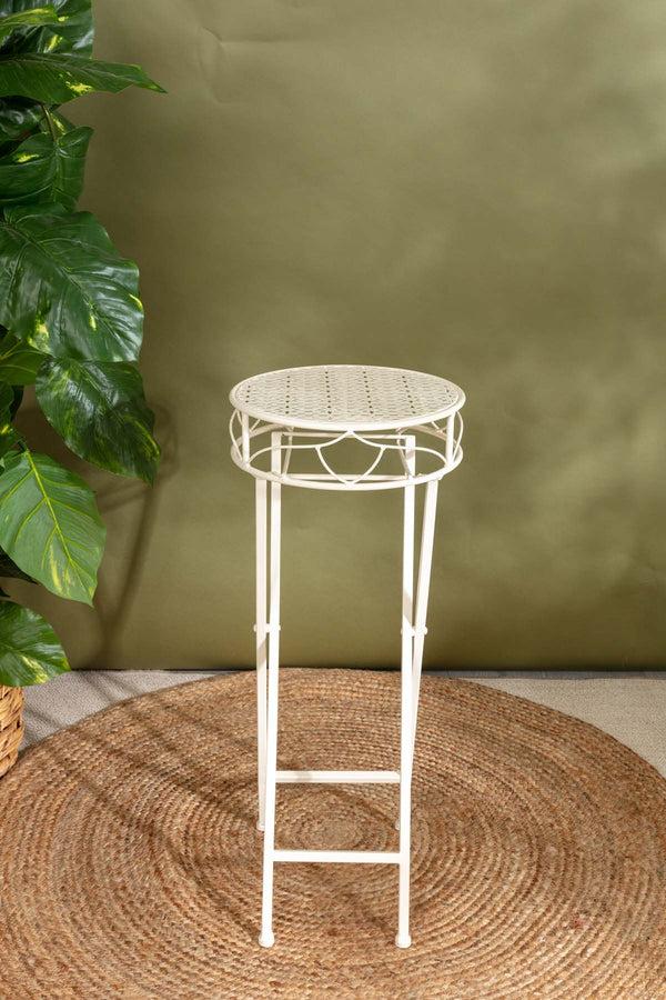 Carraig Donn White Plant Stand