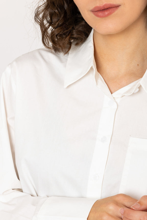 Carraig Donn White Poplin Shirt