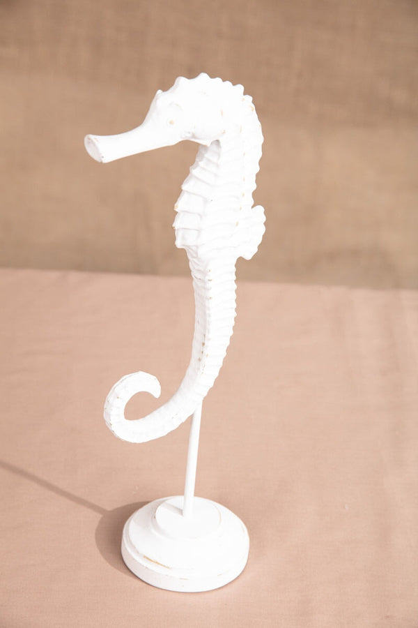 Carraig Donn White Sea Horse Decor