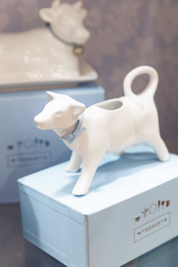 Carraig Donn Whiteware Cow Milk Jug