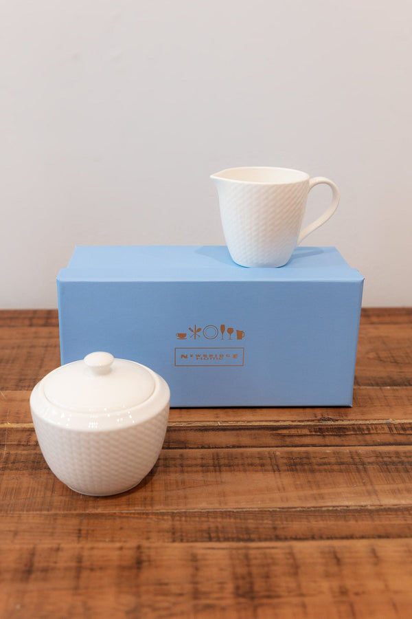 Carraig Donn Whiteware Cream & Sugar Set