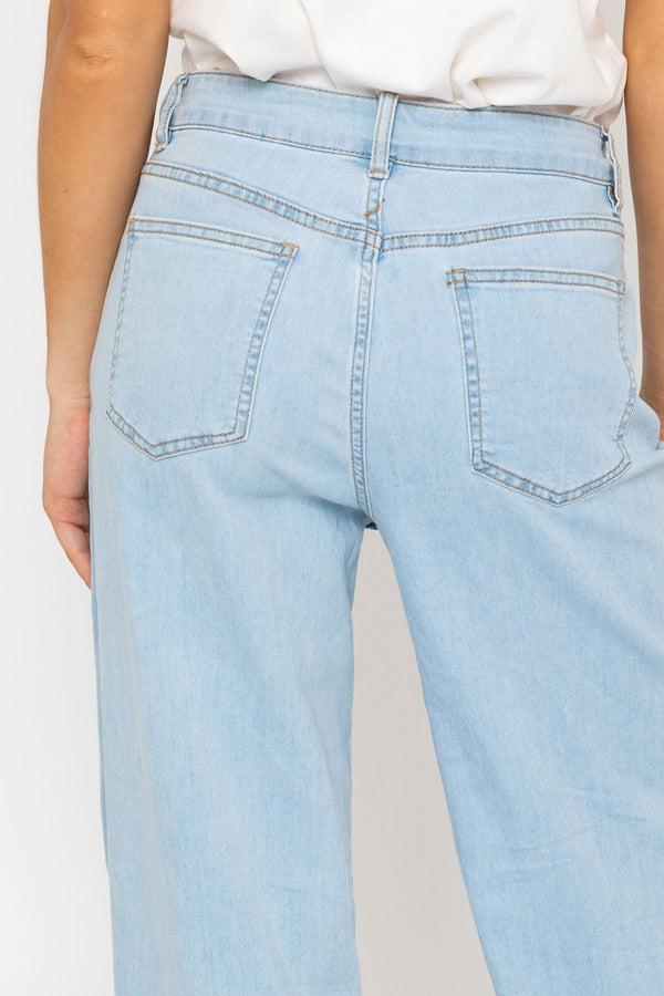 Carraig Donn Wide Leg Light Denim Jeans