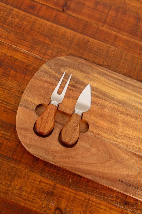 Carraig Donn Wooden Cheese Set Medium