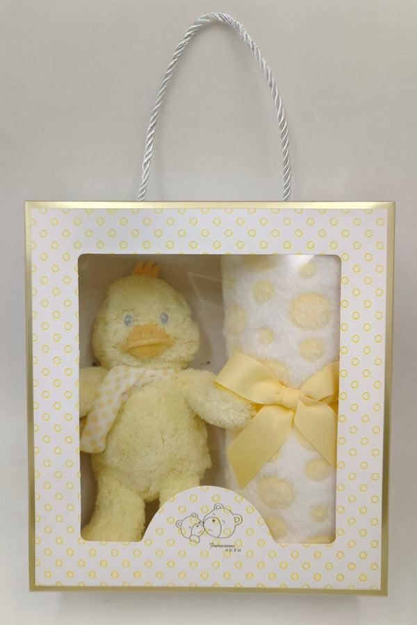 Carraig Donn Yellow Duck & Blanket Gift Set