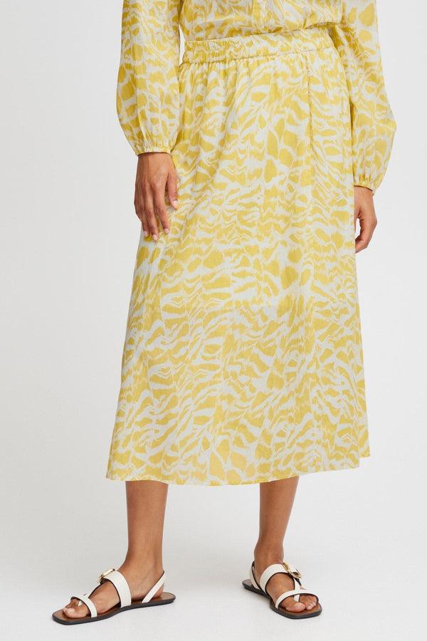 Carraig Donn Zebra Print Midi Skirt