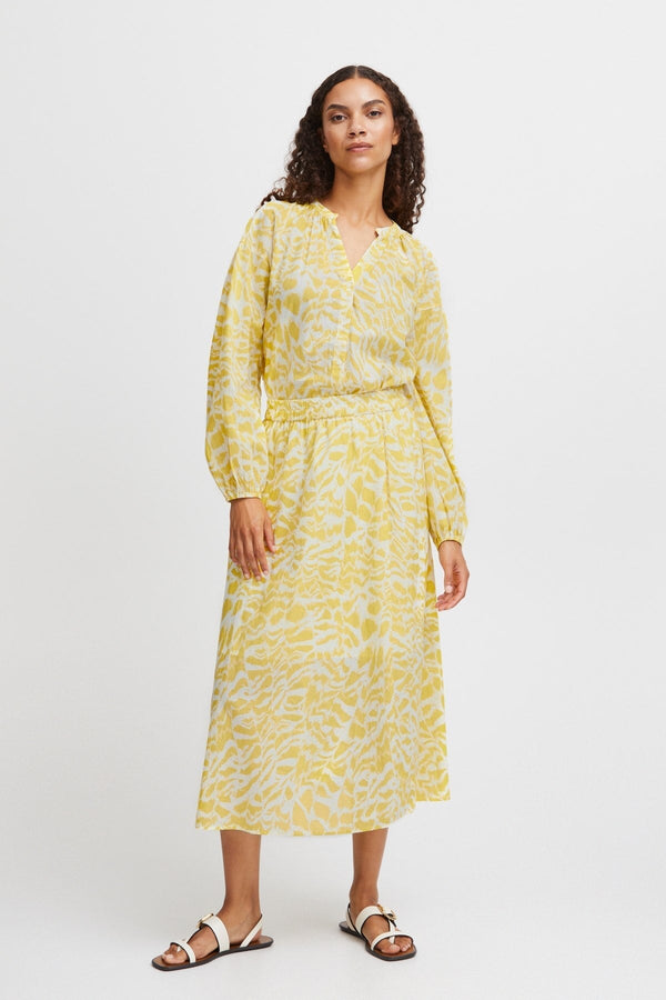 carraig donn Zebra Print Midi Skirt