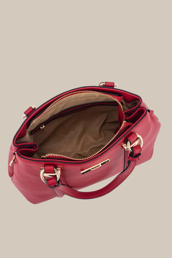 Carraig Donn Zermatt Double Handle Tote Bag In Red