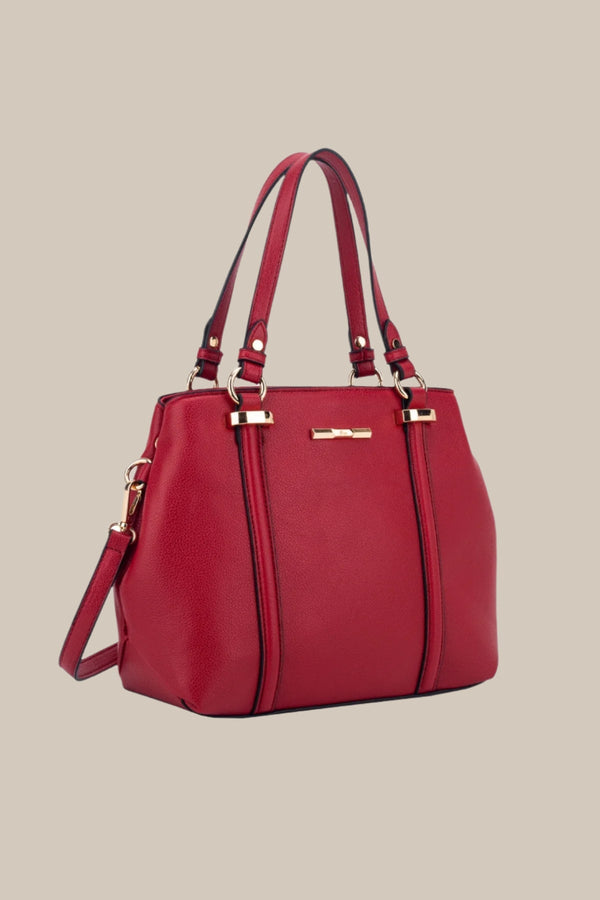 Carraig Donn Zermatt Double Handle Tote Bag In Red