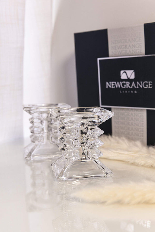 carraig donn Ziggy Pillar Candleholder Pair