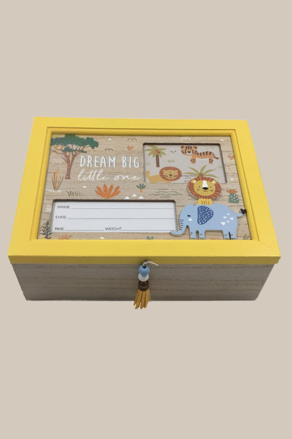 carraig donn Zoo Animals Wooden Keepsake Box