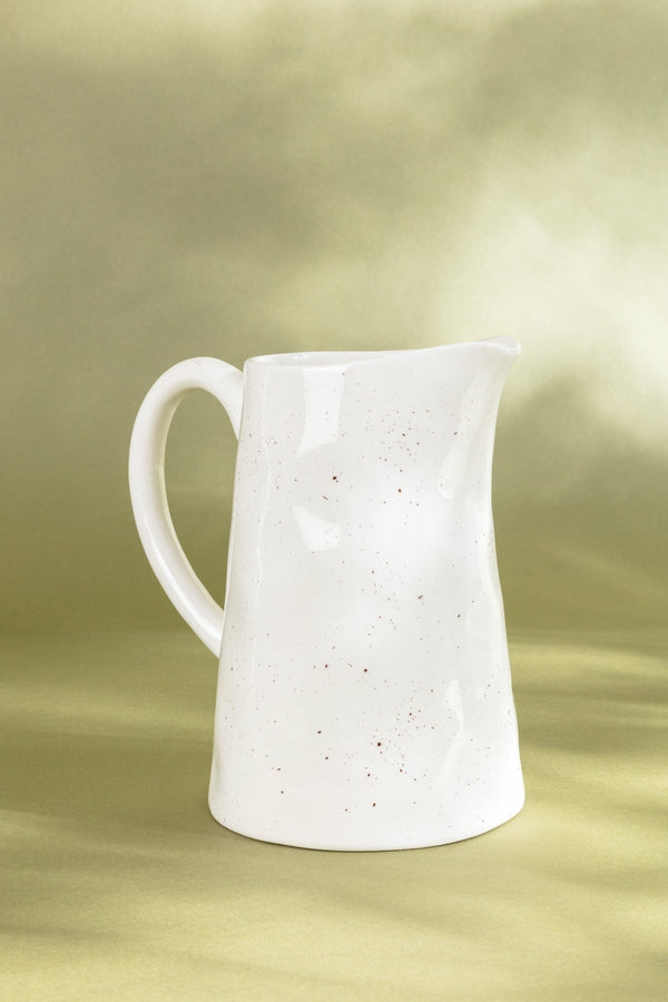 Carraig Donn Ceramic Floral Pitcher With Butterfly & Flowers