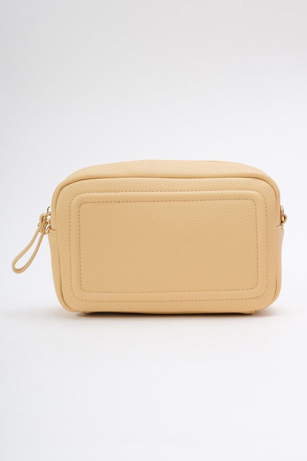Carraig Donn Classic Camera Crossbody Bag In Lemon Yellow