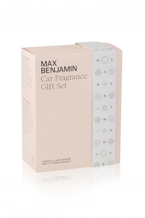 Carraig Donn French Linen Water & White Pomegranate Car Fragrance Gift Set