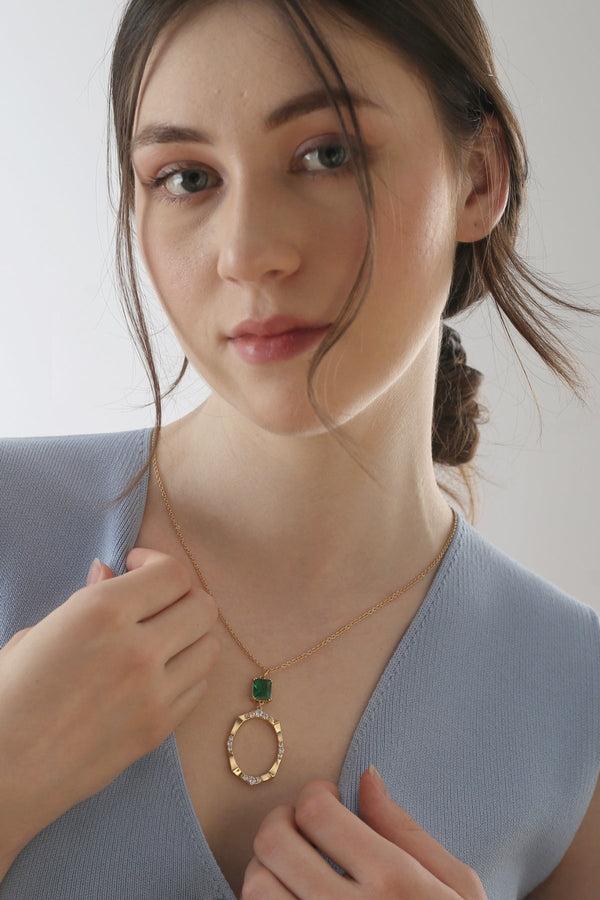 carraig donn Gold Plated Glasses Holder Pendant Necklace