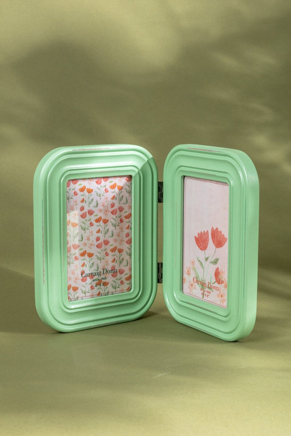 carraig donn Green Curve Double Photo Frame 4x6inch