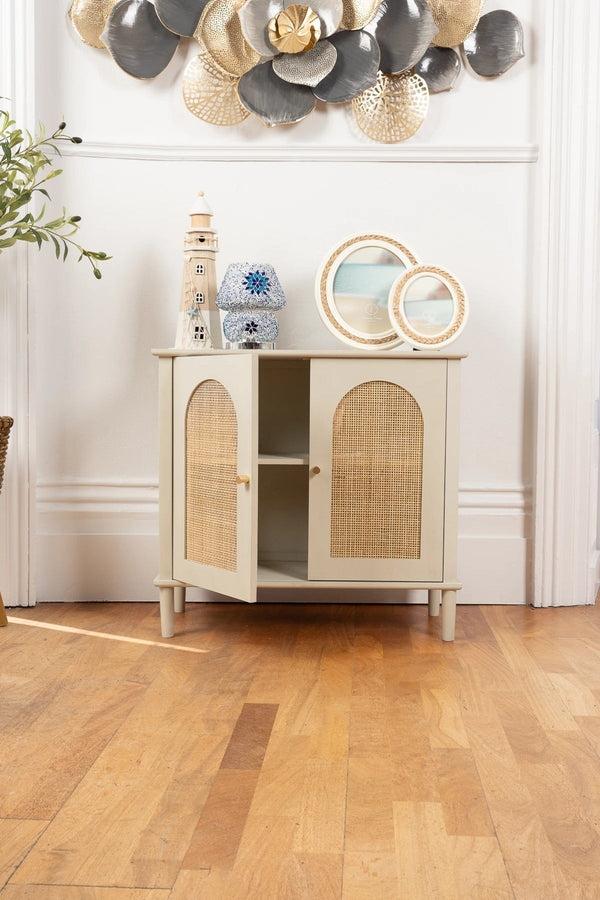 Carraig Donn Hannah Natural Rattan Two-Door Cabinet