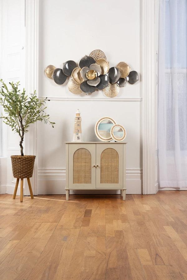 Carraig Donn Hannah Natural Rattan Two-Door Cabinet