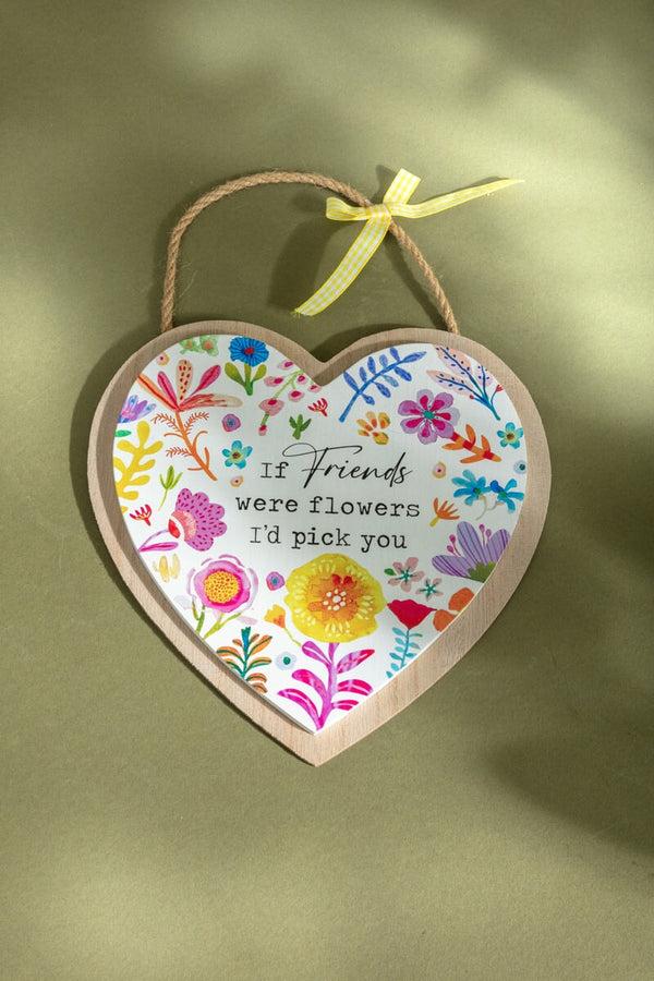 carraig donn If Friends Were Flowers I'd Pick You Wall Plaque