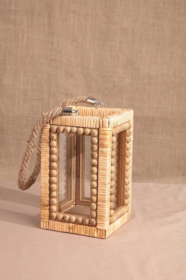 Carraig Donn Large Blake Decorative Natural Rattan Lantern