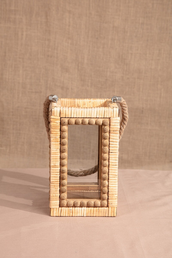 Carraig Donn Large Blake Decorative Natural Rattan Lantern