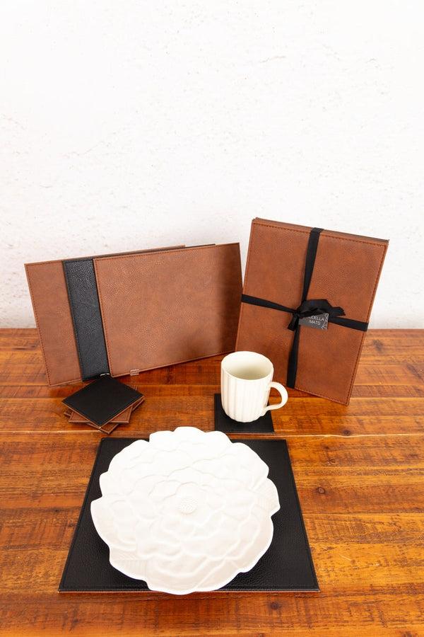 Carraig Donn Large Ceramic Textured White Lotus Flower Plate