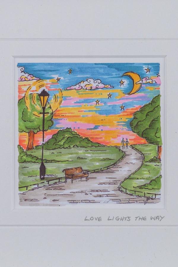 Carraig Donn "Love Lights The Way" Small Framed Art Print