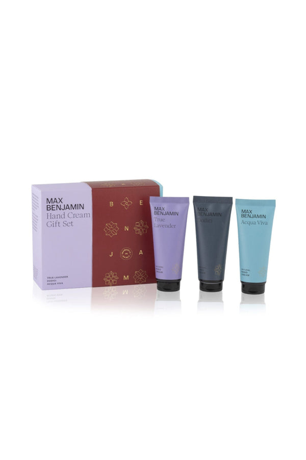 carraig donn Max Benjamin Hand Cream Gift Set Dodici Acqua Viva & Lavender