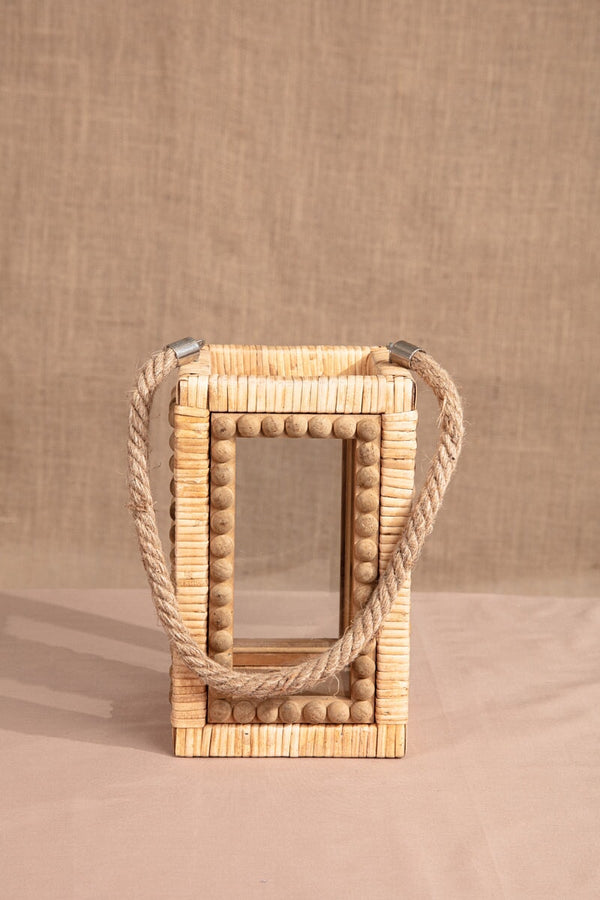 Carraig Donn Medium Blake Decorative Natural Rattan Lantern
