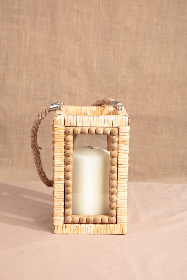 Carraig Donn Medium Blake Decorative Natural Rattan Lantern