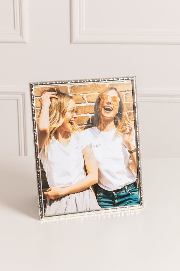 carraig donn Memories Silver Embossed Photo Frame 8" x 10"