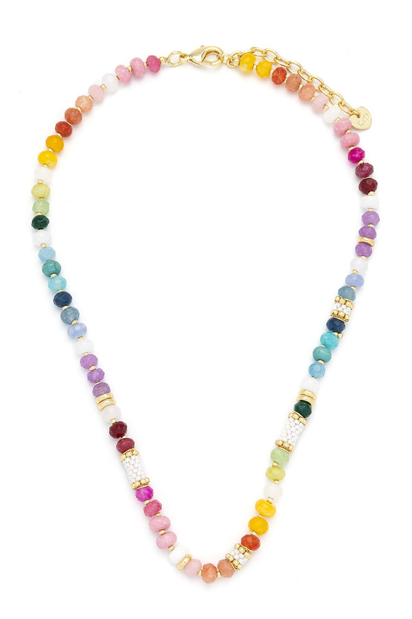 Carraig Donn Multi Coloured Semi Precious Stone Necklace
