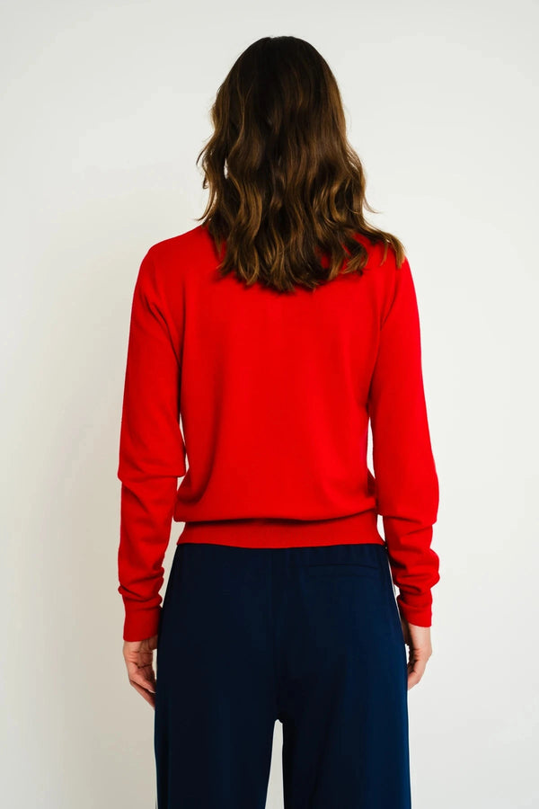 Carraig Donn Relaxed Fit Navy Trousers With Side Stripe