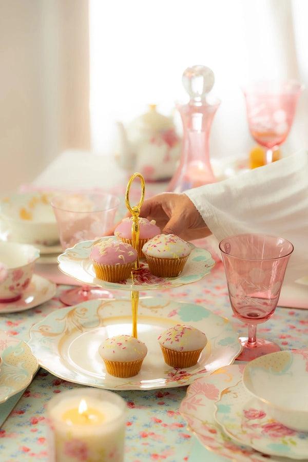 Carraig Donn Rosa Belle Set Of 2 Pink Champagne Glasses