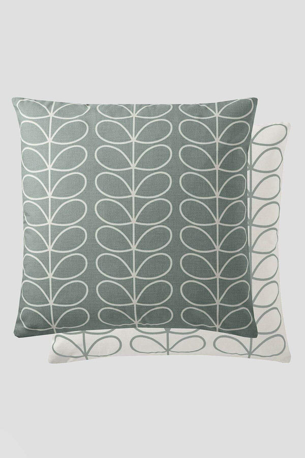 Carraig Donn Small Linear Stem Duck Egg 50x50cm Cushion